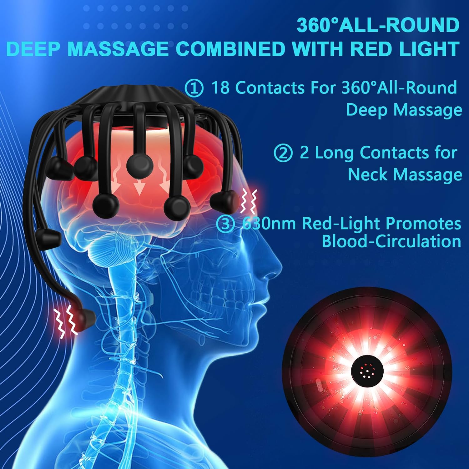 KTS Electric Scalp Massager Head Massager