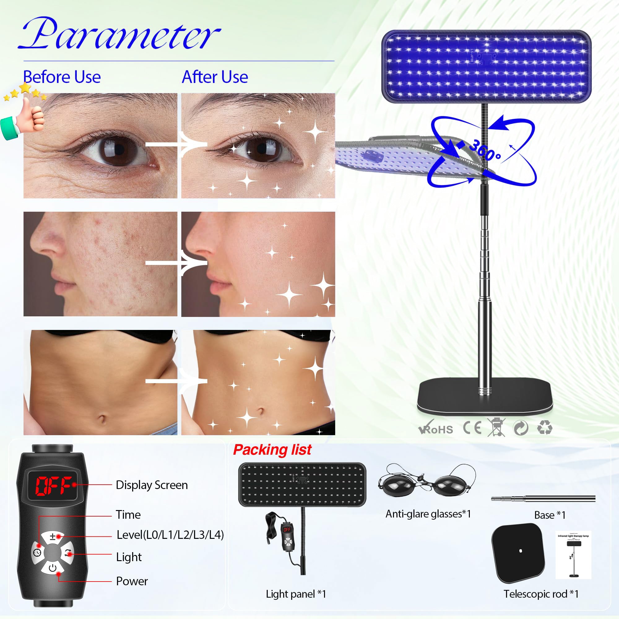 Tanning Lamp Solarium for Home 2.5 Pro